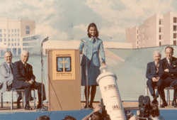 Margaret Jonsson Charlton participated in the 1973 groundbreaking ceremony for what would become Methodist Charlton Medical Center